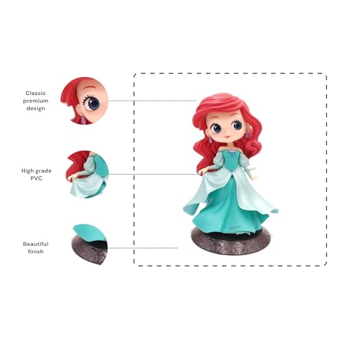 Image of Ariel Princess Action Figure- Miniature Toy Figure (Doll) Special Edition for Car Dashboard, Decoration, Cake, Office Desk & Study Table (Pack of 1)