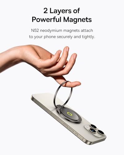 Baseus MagPro 2 Manyetik 360 Derece Ayarlanabilir Standlı Telefon Tutacağı - Görsel 5