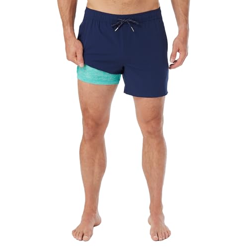 Fair Harbor Bungalow Trunk –– Men's Swim Suits with Liner, 5-inch Inseam –– Anti-Chafe, Relaxed-fit Swim Trunks