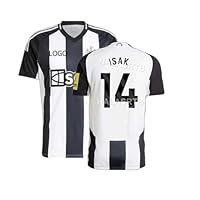 24-25 ニューカッスル・ユナイテッド ホーム イサク ユニフォーム adidas ニューカッスル 24-25 ホーム 半袖レプリカユニフォーム