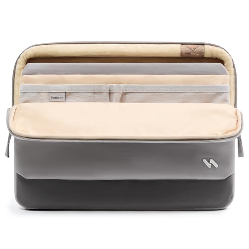 Inateck Funda para portátil con protección de 360°, Funda de Gran Capacidad Compatible con MacBook Air 13