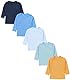 TupTam Baby Jungen Langarmshirt 5er Pack, Farbe: Farbenmix 7, Größe: 104