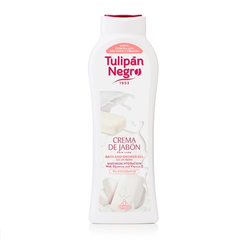 Tulipán Negro – Gel de Baño Crema de Jabón 650 ml | Limpieza Suave y Nutritiva| Cuidado Corporal Diario | Hidratación profunda