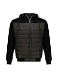  Deeluxe - Sweat zippé Garçon MARSHAWN Uni à capuche - Manches longues avec Fermeture à glissière - style décontracté coupe Regular - Noir - Taille 16 ans