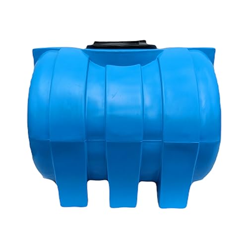 Varile Depósito de Agua Potable de 500 L, sin bisfenol A, Rosca de latón integrada de 3/4', Apto para Alimentos, Horizontal