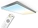 CCT LED Panel Set A | 120x60cm 60W 3000K-6000K Aufbau-Rahmen silber Netzteil Fernbedienung