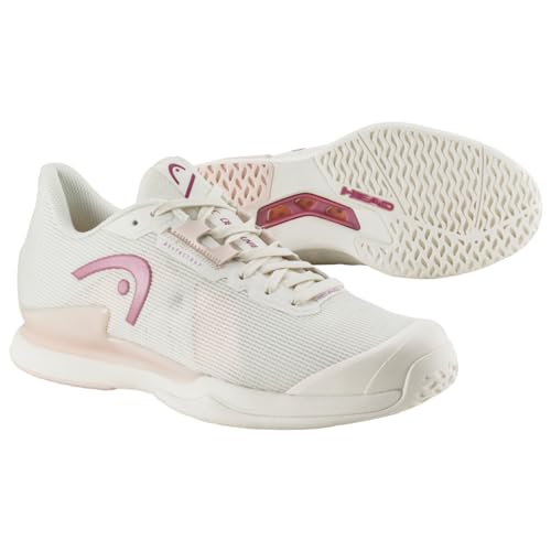 HEAD Sprint Pro 3.5 Women's Tennis Shoes, Chalk White/Purple, (Size)3
