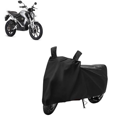 Image of Kerwa Waterproof Bike Cover Compatible with Revolt RV300 | Dust Proof, UV-Resistant, Mirror Pocket with Windproof Buckle Strap