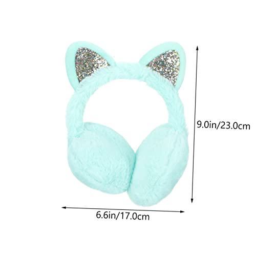 Cat Ear Earmuffs Plush Winter Ear Warmers for Women for Outdoor Activities Lightweight and Protective2