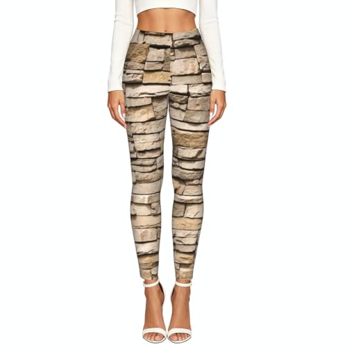 Leggings elásticos Rustic Rocks de longitud completa para máxima flexibilidad en yoga 2