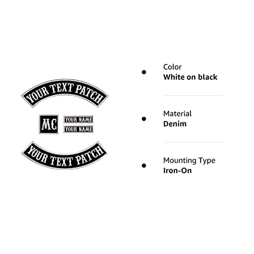 Patch personalizzati per gilet, toppe per giacche