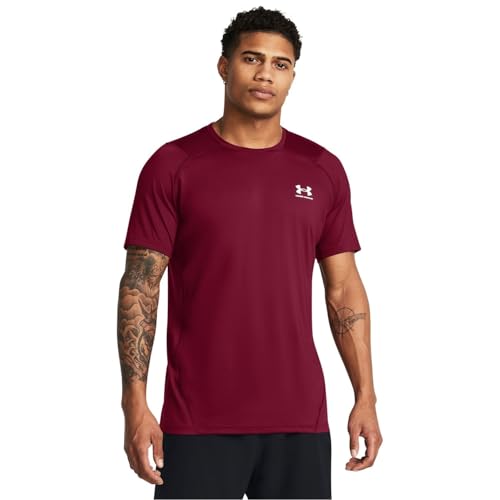 Image of Under Armour Men's UA HG Armour Comp SS Short Sleeve Functional Shirt Quick Dry T-Shirt with Compression Fit