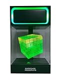 Showcase Holograms - Hologram Wireless Speaker | Hologram Display with 10W Stereo Speaker | Add Dancing Holograms to Your Music | Customizable via Free App | Rechargeable & Portable