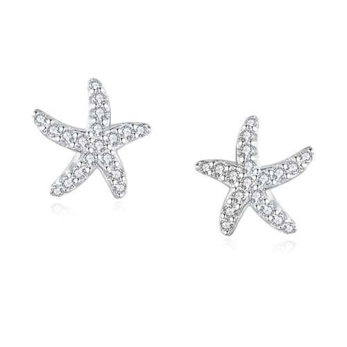 Boucles d'oreilles étoiles argent sterling zircone mode pour femme bijou tendance