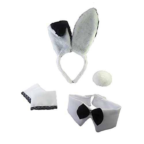 KIT FANTASIA COELHA PLAYBOY COM PUNHOS