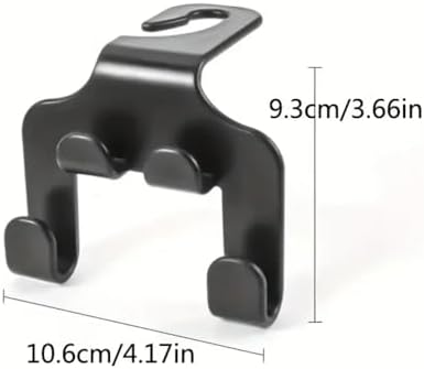 Car Back Seat Hook Hanging Storage Mobile Phone Holder Stand Lazy Rear Seat Phone Headrest Bracket for iPhone Samsung All Phones (2 PCS) — view 6