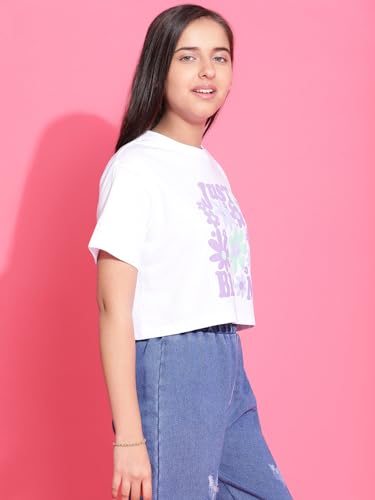 Image of Li'l Tomatoes Girls T-Shirt|Cotton|Relaxed Fit