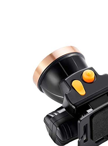 Rechargeable Head Torch | Hands Free Head Flashlight 30Watt Laser Rechargeable Head Torch with Lithium-ion Battery for Farmers Fishing Camping Hiking