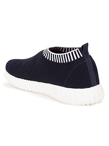 Image of Bata Webber Blue Casual Round Toe Slipon Shoes for Kids