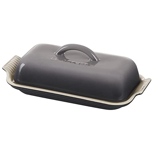 Le Creuset Stoneware Heritage Butter Dish, Oyster