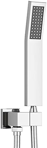 WHSHOWER Handheld Shower Head Set with Shower Bracket and Shower Hose High Pressure Hand Held Shower Head Combo for Bath All Metal, Chrome Finsh