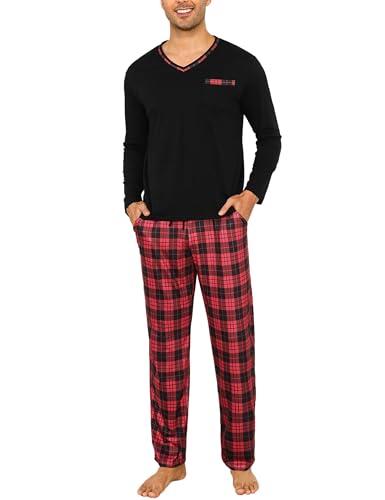 Demegimi Pijama Hombre Invierno Cuello V