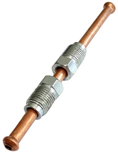 AERZETIX: Línea de freno manguera tubo de cobre Ø4.76mm con racores M10x1/M10x1 (10cm)