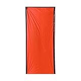 Walmeck Saco DE Dormir DE Supervivencia Emergencia Saco BIVY TÉRMICO Ultraligero Camping AL Aire Aventura Senderismo (1520 x 2100 mm)