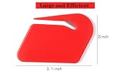 Magnetic Letter Openers - 3 Pack Envelope Slitter & Cutter, Mail Opener Blade with Magnet, Letter Opener for Women - Purple, Red, Lake Blue