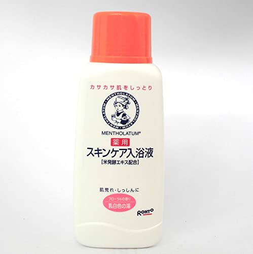 RohtoSkincare bath liquid bottle floral