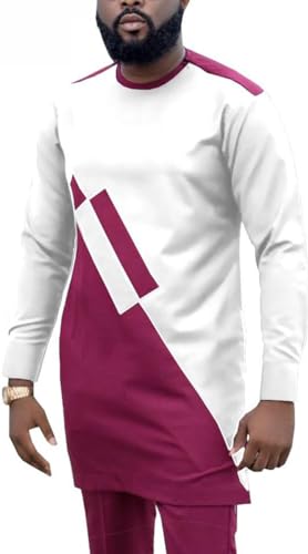 Costume Dashiki slim homme grande taille ensemble deux pièces