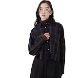 [N.Natural Beauty Basic*]チェックショートシャツ【ネイビーベース/FR】