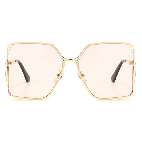 helena Vintage Oversized Square Sunglasses for Women Retro Womens Sunglasses UV400 Trendy Luxury Big Sun Glasses S67