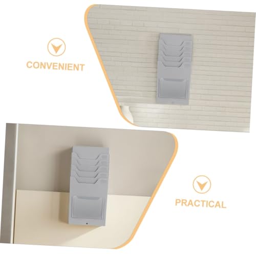 Support mural pour cartes de visite en plastique PP minimaliste 2pcs