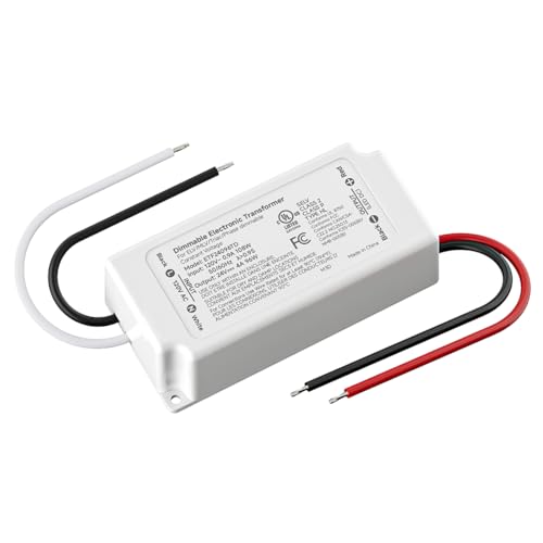 BTF-LIGHTING 24V Dimmable LED Driver 96W, UL Listed Triac ELV/MLV DC 24V Power Supply Compatible with Lutron & Leviton Switches, 96W LED Transformer for Strip Lights with Seamless Dimming Zero Flicker
