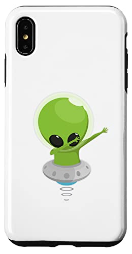 iPhone XS Max Funny Dabbing Alien - Dab Pose Dance Hip-Hop Aliens Case