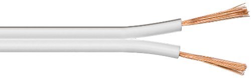 MANAX® Lautsprecherkabel weiss 2 x 0,5 mm² 100% OFC Kupfer 10,0 m