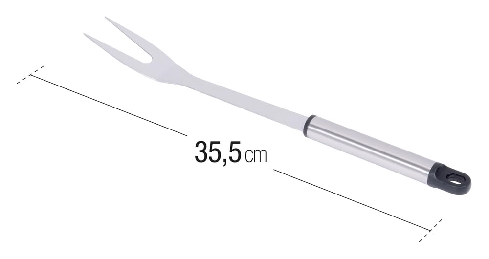 VERDELOOK Forchettone per Barbecue in Acciaio Inox, utensile per Cucina e Grigliata