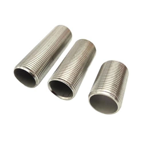 Conector tubería acero inoxidable 304 rosca completa 1/2 evita fugas agua 2