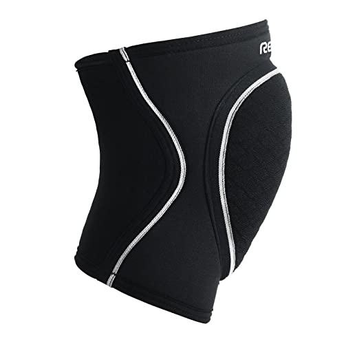 Rehband Knee Pads for Children, 1 Pair, Knee Protectors for Volleyball, Comfortable & High Protection, Children\'s Knee Guards for Indoor Sports, Colour:Black, Size:Small, Side:Pair