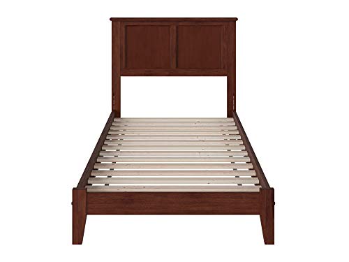 Atlantic Furniture Madison Platform Bed With Open Foot Board, Twin Xl, Walnut (Ar8611004) #TOP6