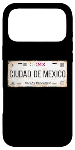 Ciudad de Mexico License Plate Mexican Travel Vacation Beach �X�}�z�P�[�X iPhone 17 Pro Max �p