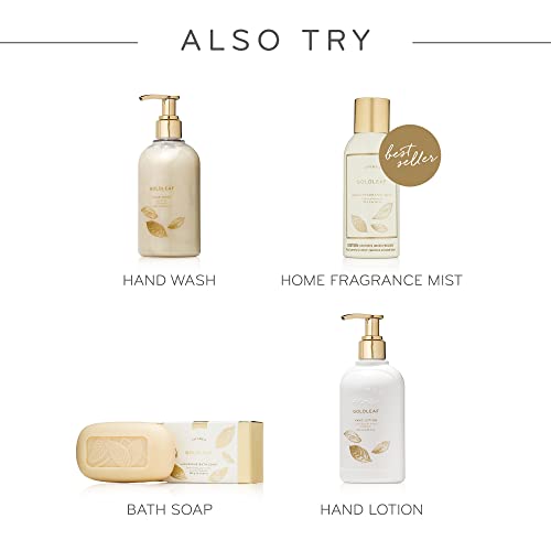 Thymes Aromatic Jar Candle - Goldleaf Scented Candle For A Floral Home Fragrance - Matte White Candles (7.5 Oz) #TOP4