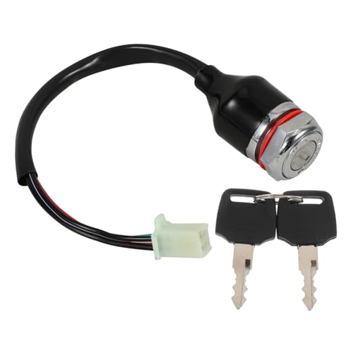 Cerradura eléctrica para ATV y kart con interruptor de encendido de cables