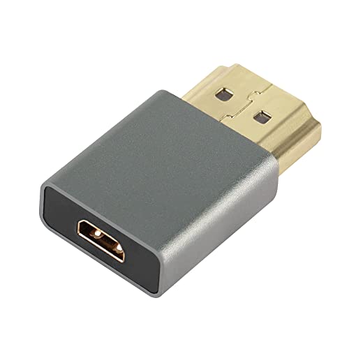 QIANRENON Micro HDMI vers HDMI Convertisseur Adaptateur Plaqué Or HDMI Mâle vers Micro HDMI Femelle Extender Adaptateur 4K 3D @ 60Hz