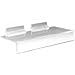 CRL Clear Acrylic 4; x 8; Slatwall Shelf With 1; Price Channel 3331418