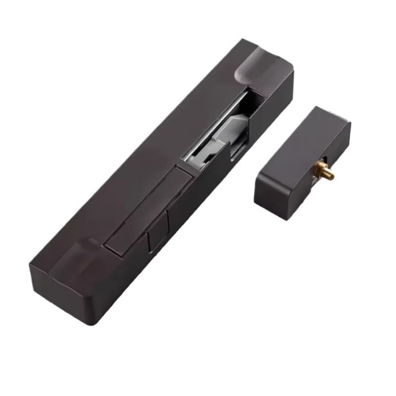 Fermo chiudiporta automatico retrattile, lasciato aperto, nero e marrone | Ferramenta for porte domestiche for la chiusura automatica della porta e la limitazione della posizione