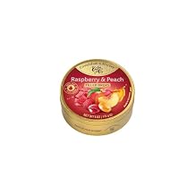 Cavendish & Harvey Limited Edition Raspberry and Peach Candy Drops Real Fruit Juice Filled 4