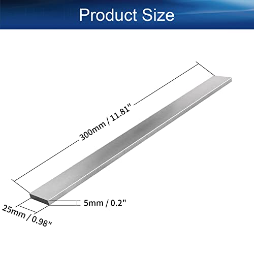 Bettomshin barra herramienta torno HSS 5x25x300mm miniatura 2