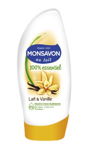 Monsavon Gel Douche 100% Essentiel Lait et Vanille 250ml Cover